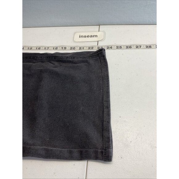 Old Navy Women Petite Size 16 Wow Wide Leg Jeans High Rise Dark Gray NEW - Picture 7 of 9